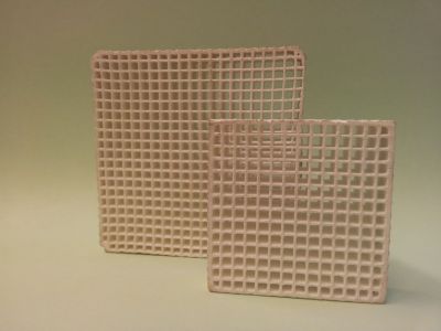 Quadratische Zellfilter (Wabenfilter) aus Hochleistungskeramik zur Reduzierung von turbulenten Strömungen und Einschlüssen
