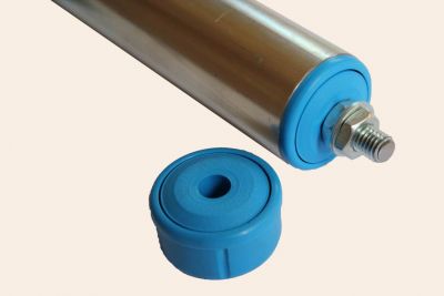 Leichte Tragrollen mit Kunststoffeinsätzen