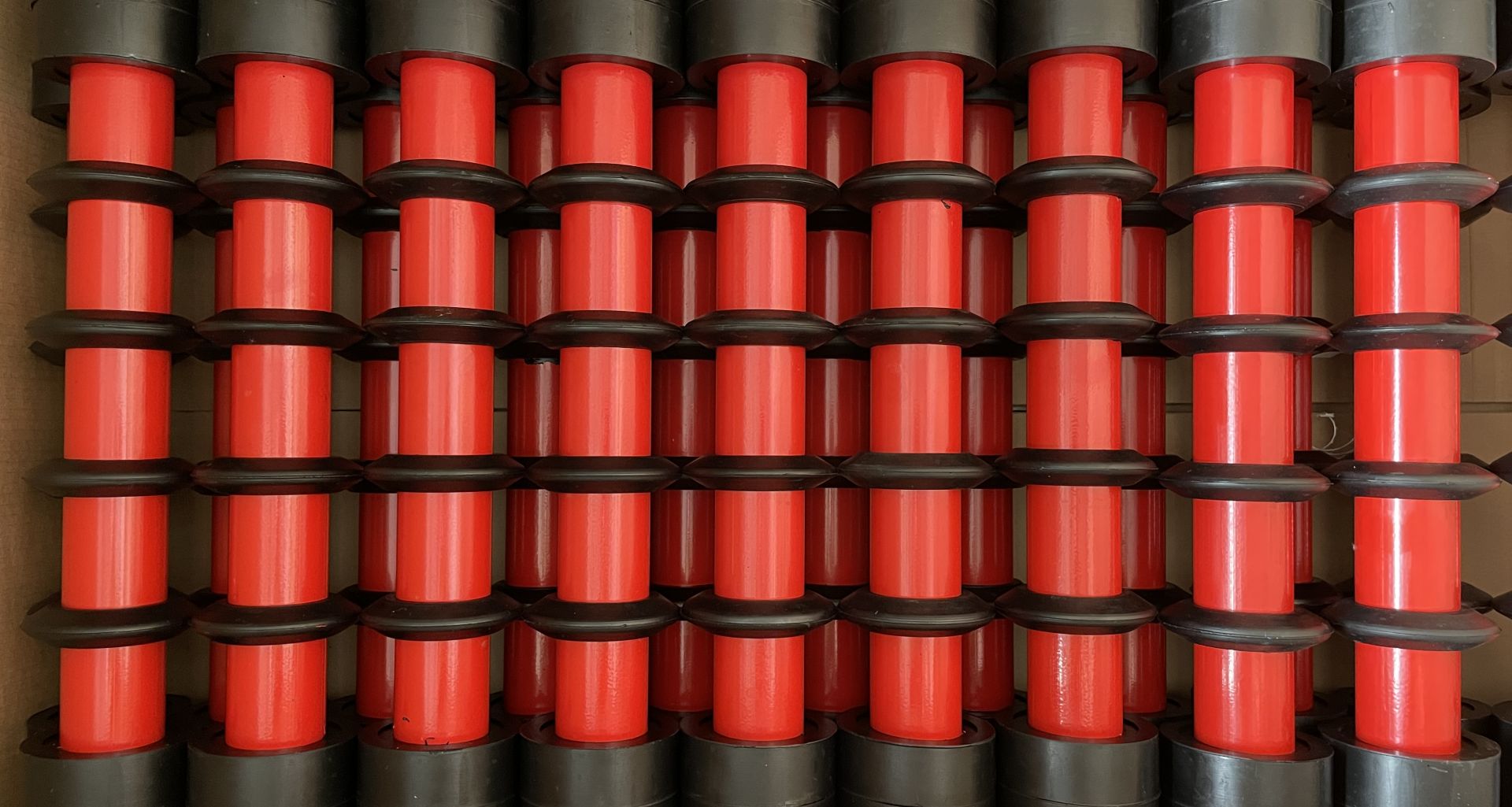 Tragrollen im Karton